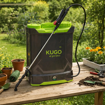Akumuliatorinis kuprinis purkštuvas 16 l elektrinis purkštuvas MEGA rinkinys