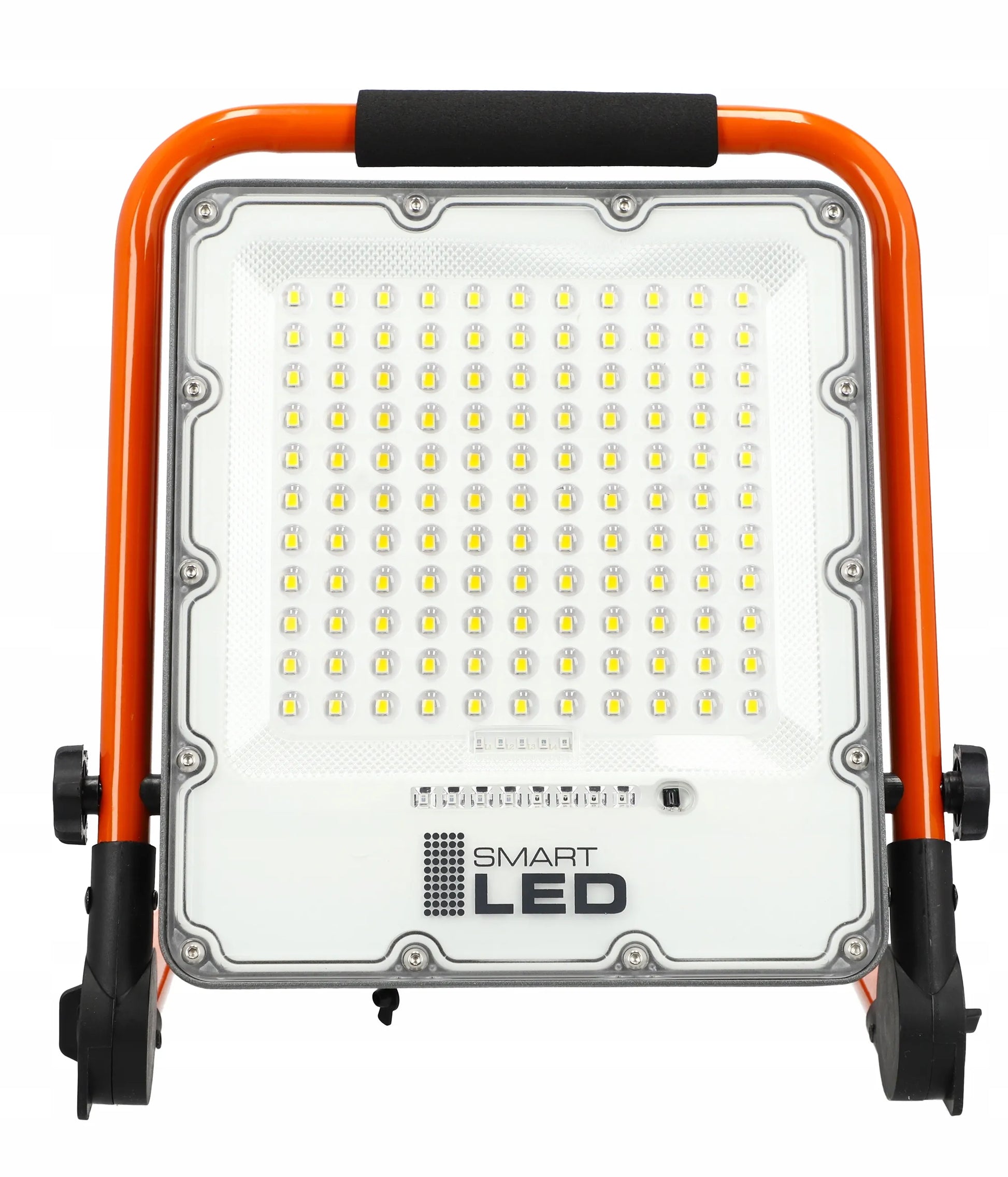 Akumuliatorinis LED prožektorius, statybinis, 100W, nešiojamas