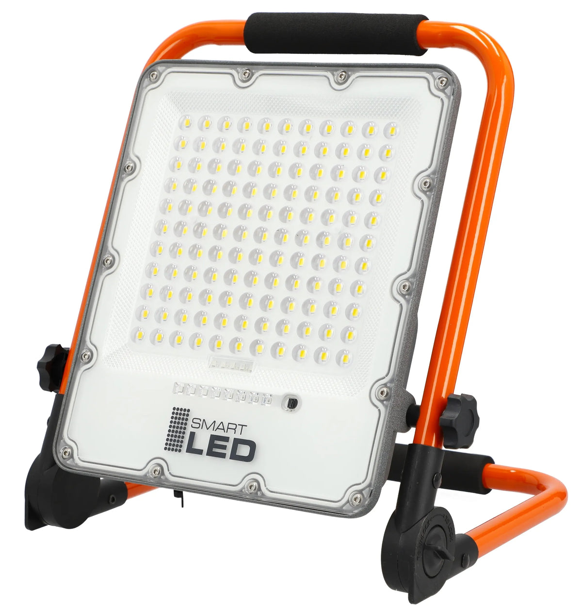 Akumuliatorinis LED prožektorius, statybinis, 100W, nešiojamas