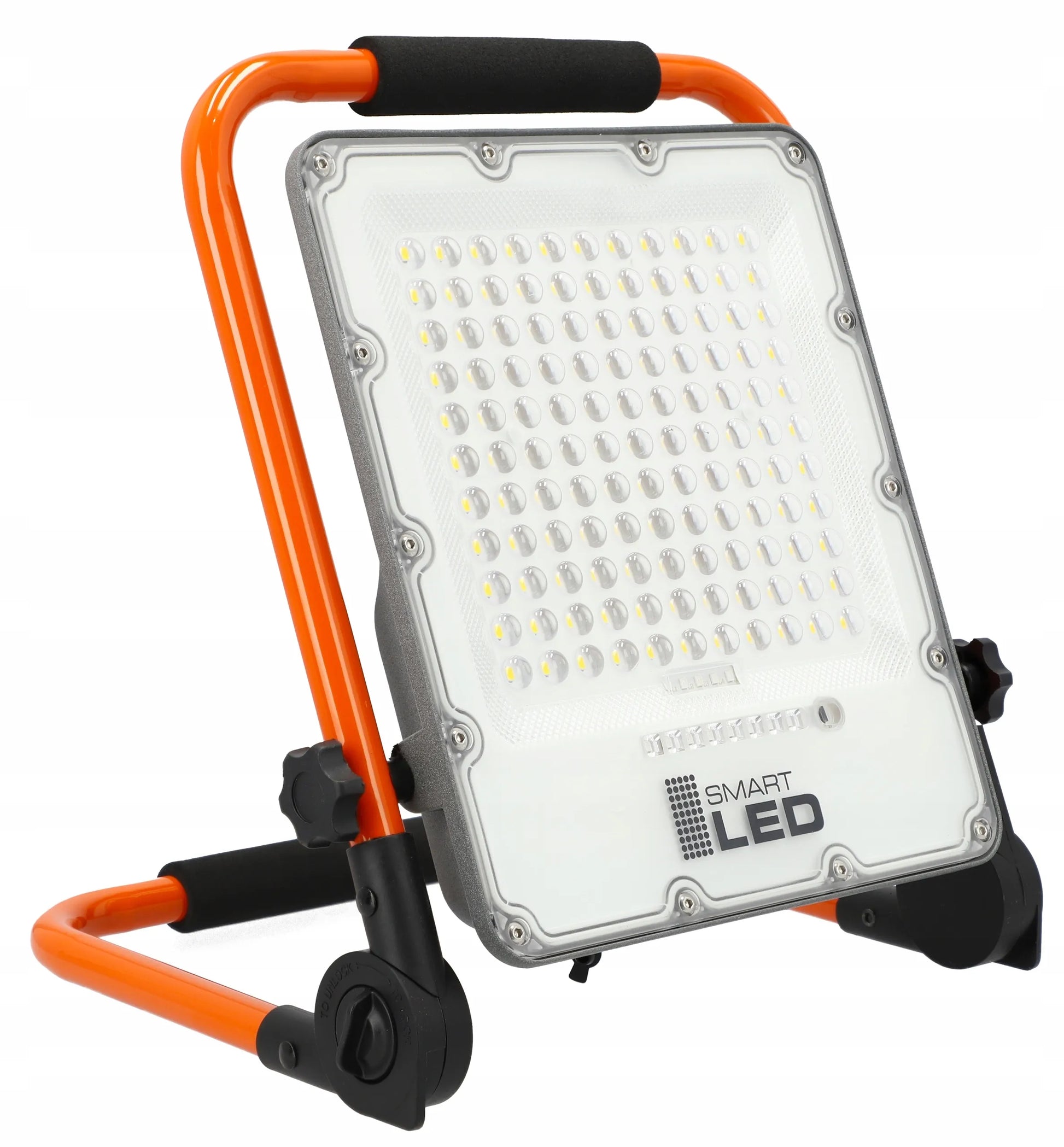 Akumuliatorinis LED prožektorius, statybinis, 100W, nešiojamas