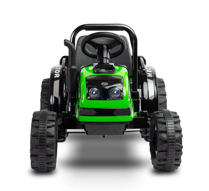 Akumuliatorinis traktorius Toyz su priekaba Caretero Hector green