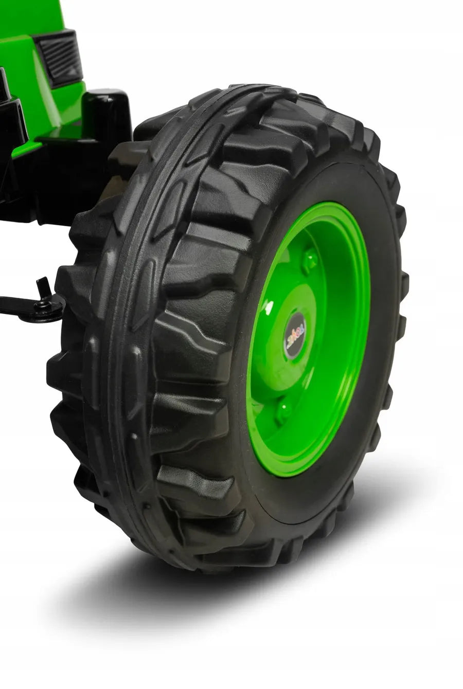 Akumuliatorinis traktorius Toyz su priekaba Caretero Hector green