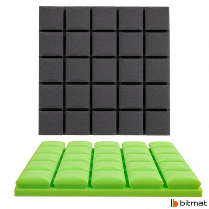 Akustiniai paneliai 50x50x5 cm žaidimų kambariui