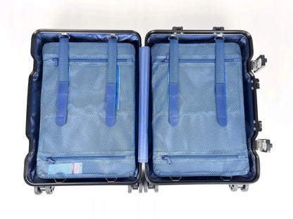 Aliumininis lagaminas 24" JUODAS 60x40x24 cm | 60L | ~4,8 kg