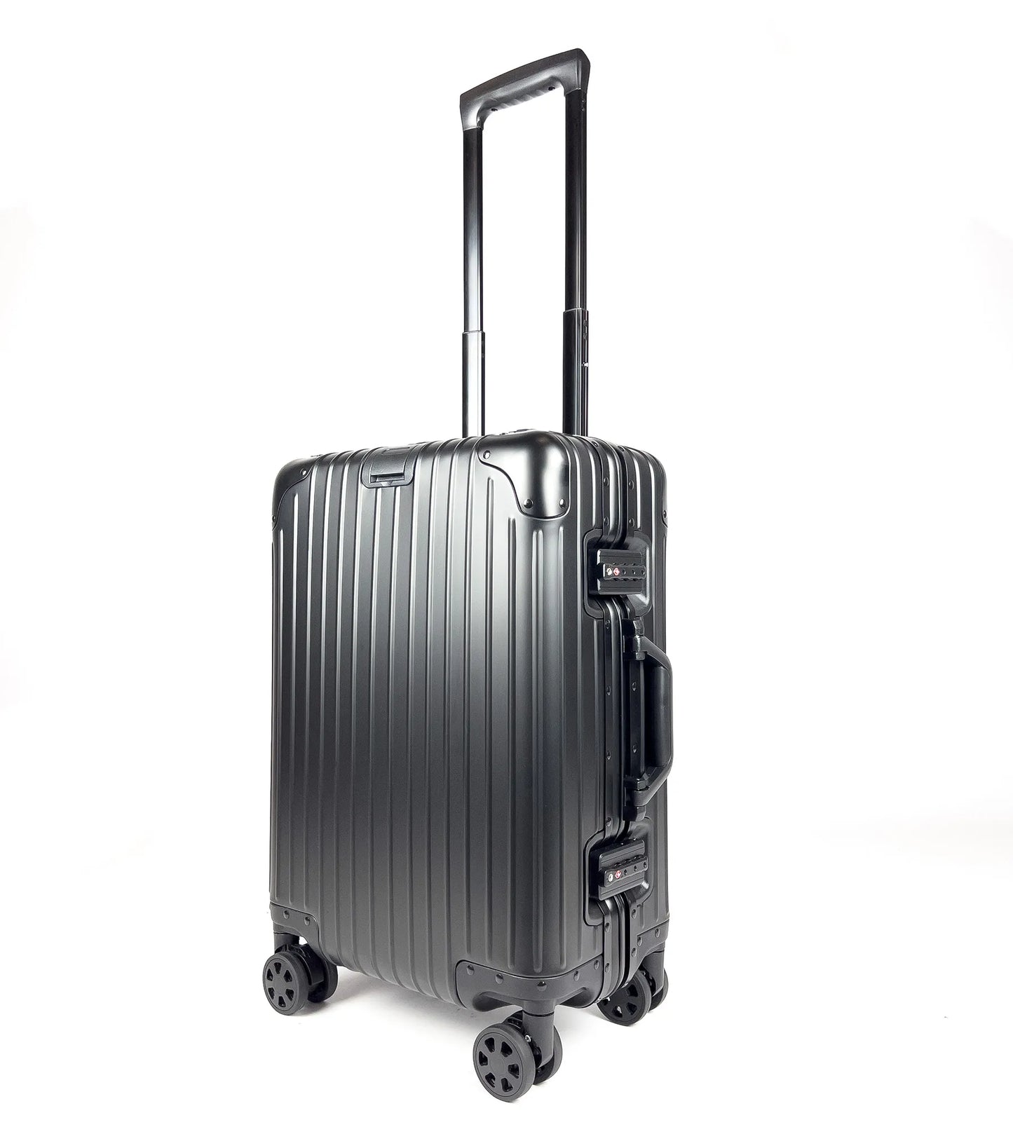 Aliumininis lagaminas 24" JUODAS 60x40x24 cm | 60L | ~4,8 kg