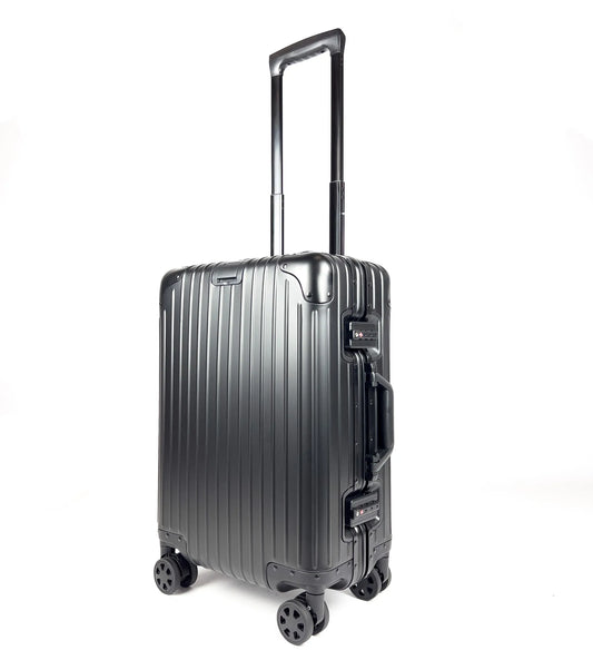 Aliumininis lagaminas 24" JUODAS 60x40x24 cm | 60L | ~4,8 kg