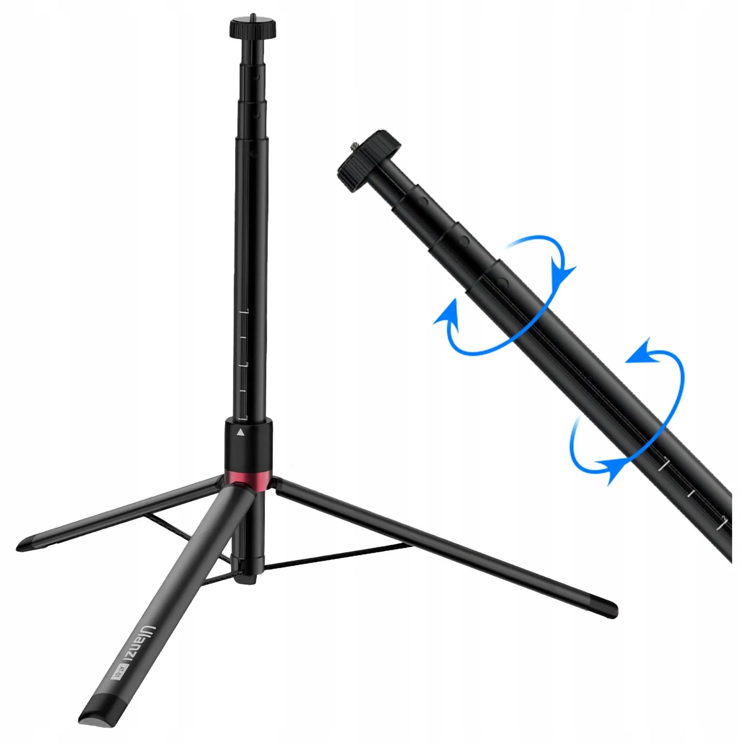 Aliumininis studijinis trikojis 153 cm ULANZI AT-01 1/4 ir 3/8 colio vloggeriams