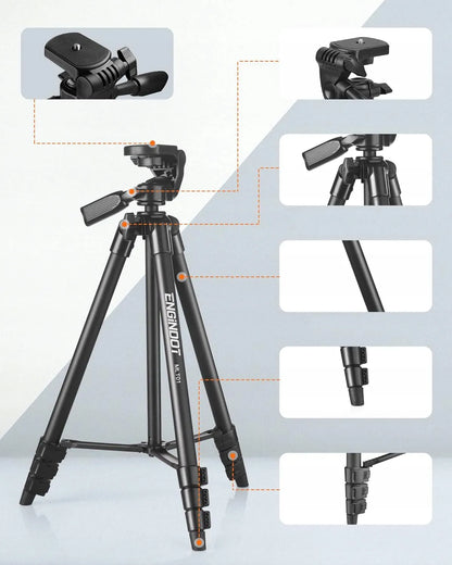Aliuminis trikojis 42–136 cm 3in1 su BT pultu ir laikikliu