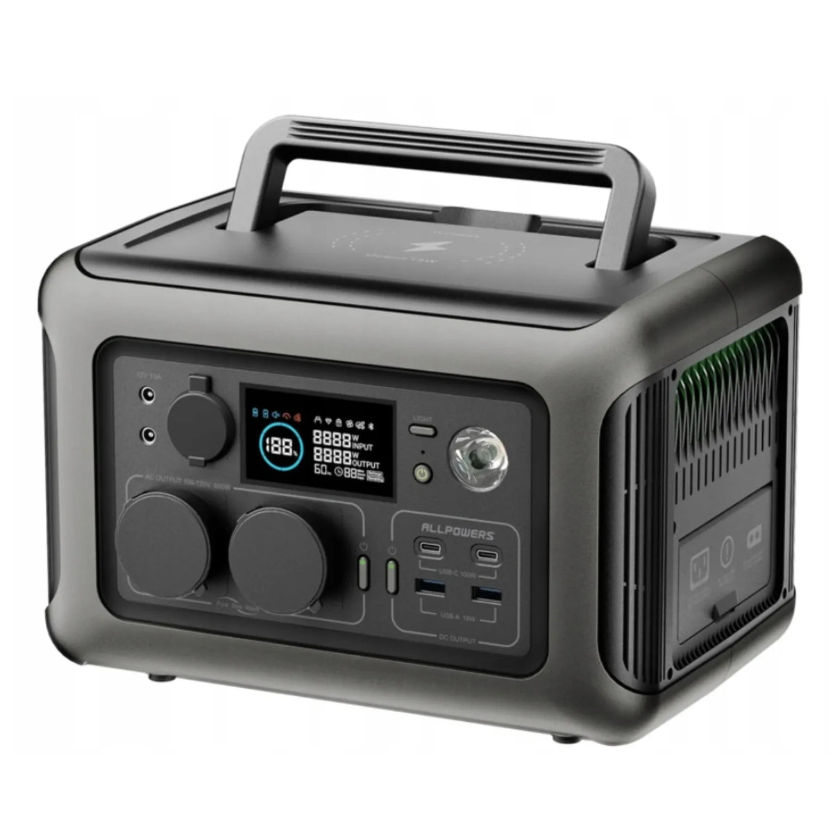 Allpowers R600 299Wh 600W įkrovimo stotis ir energijos saugykla