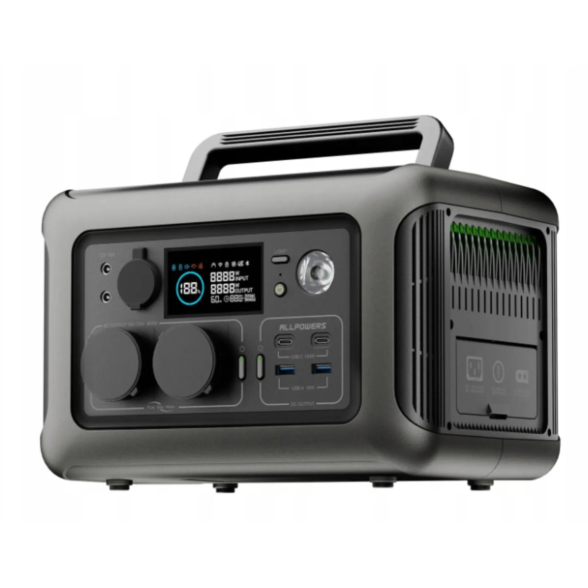 Allpowers R600 600W nešiojama elektrinė su 100W saulės baterija