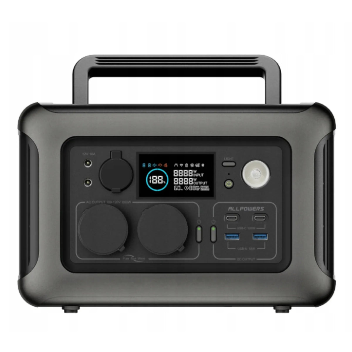 Allpowers R600 600W nešiojama elektrinė su 100W saulės baterija
