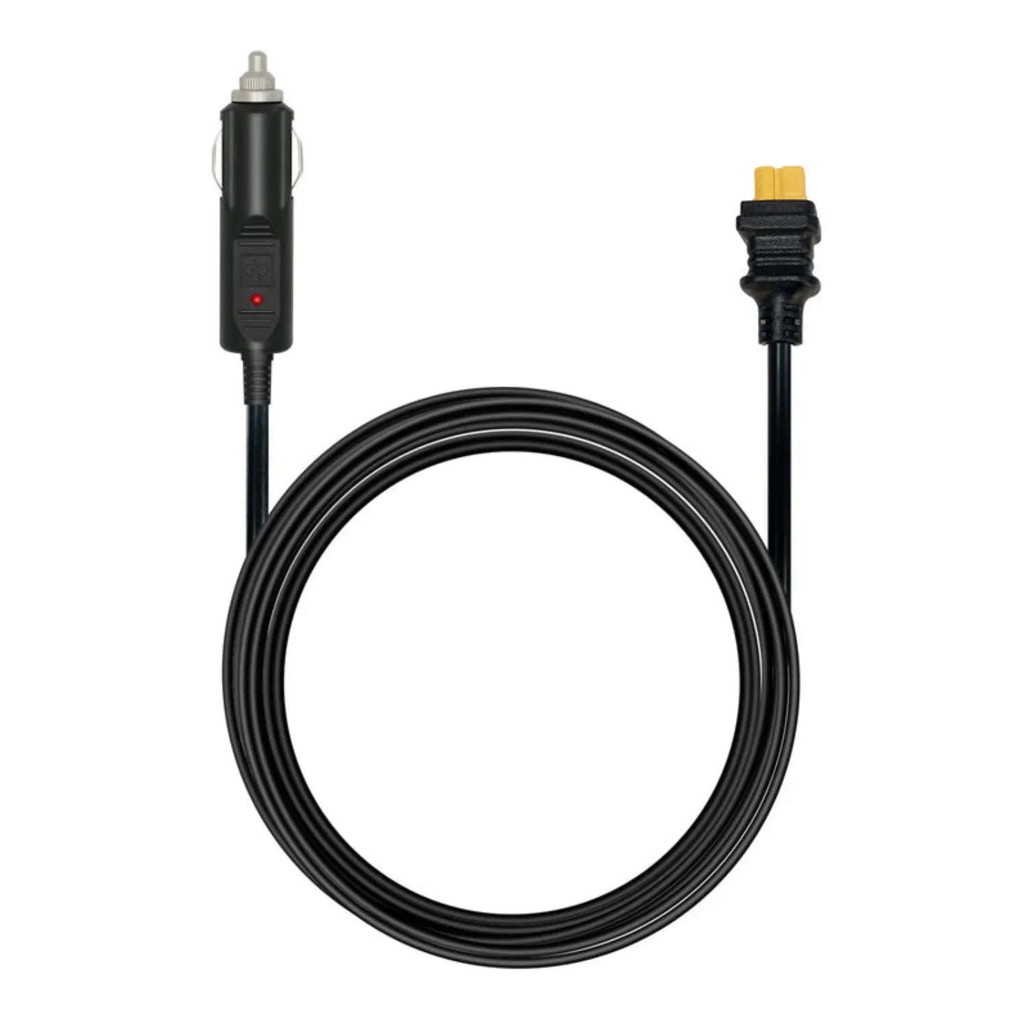 Allpowers XT60 automobilinis įkroviklis 1,5 m cigarečių degiklio lizdui 12V 24V