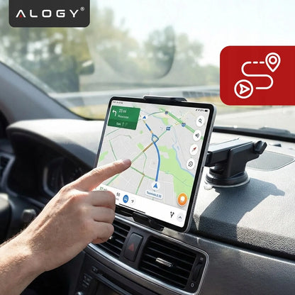 Alogy automobilinis laikiklis telefonui ir planšetei, tvirtinamas prie stiklo arba skydelio