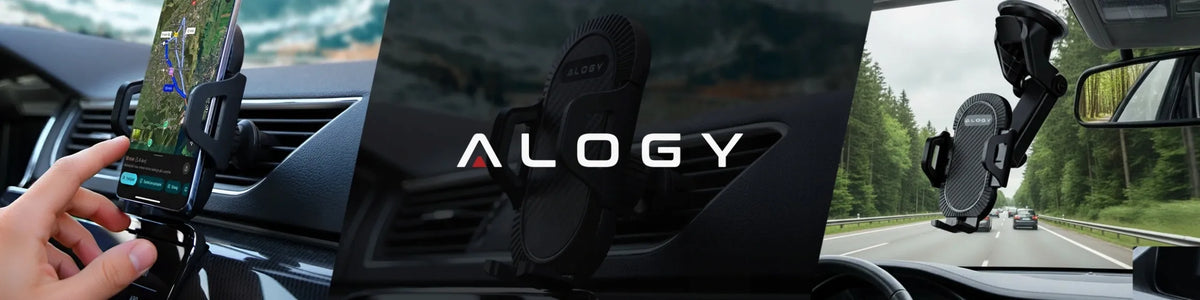Alogy telefono laikiklis prietaisų skydeliui arba stiklui + organizatorius