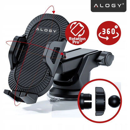 Alogy telefono laikiklis prietaisų skydeliui arba stiklui + organizatorius