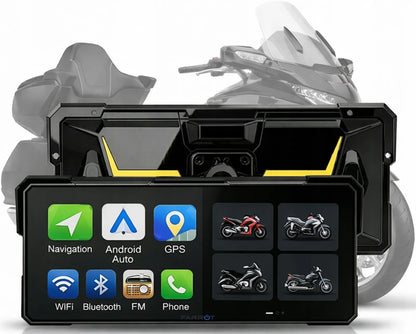 Android Auto motociklo daugialypės terpės stotelė 8.1 CarPlay GPS navigacija 2GB