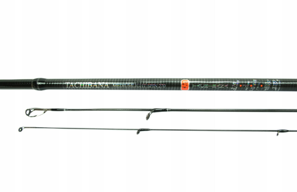 Anglies pluošto spininginė meškerė „Tachibana“ 2,7 m, 2 viršūnėlės, 3–12 g ir 10–30 g