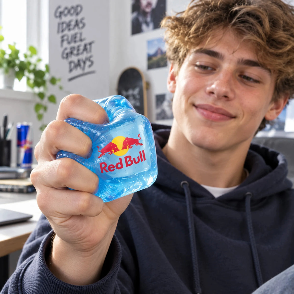 Antistresinis gniužtukas NEE DOH KUBAS, gelinis sensorinis „Squishy“ NICE CUBE