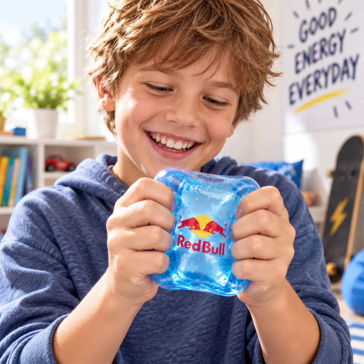 Antistresinis gniužtukas NEE DOH KUBAS, gelinis sensorinis „Squishy“ NICE CUBE