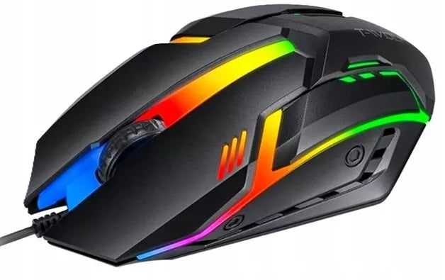 Apšviečiama žaidimų klaviatūra + RGB LED pelė