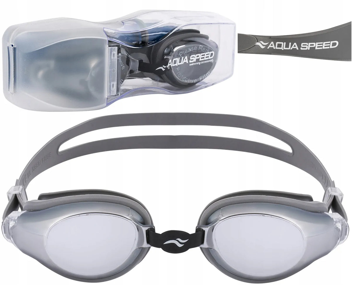AQUA SPEED plaukimo akiniai baseinui su ANTI FOG ir UV apsauga