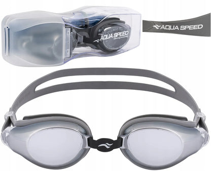 AQUA SPEED plaukimo akiniai baseinui su ANTI FOG ir UV apsauga