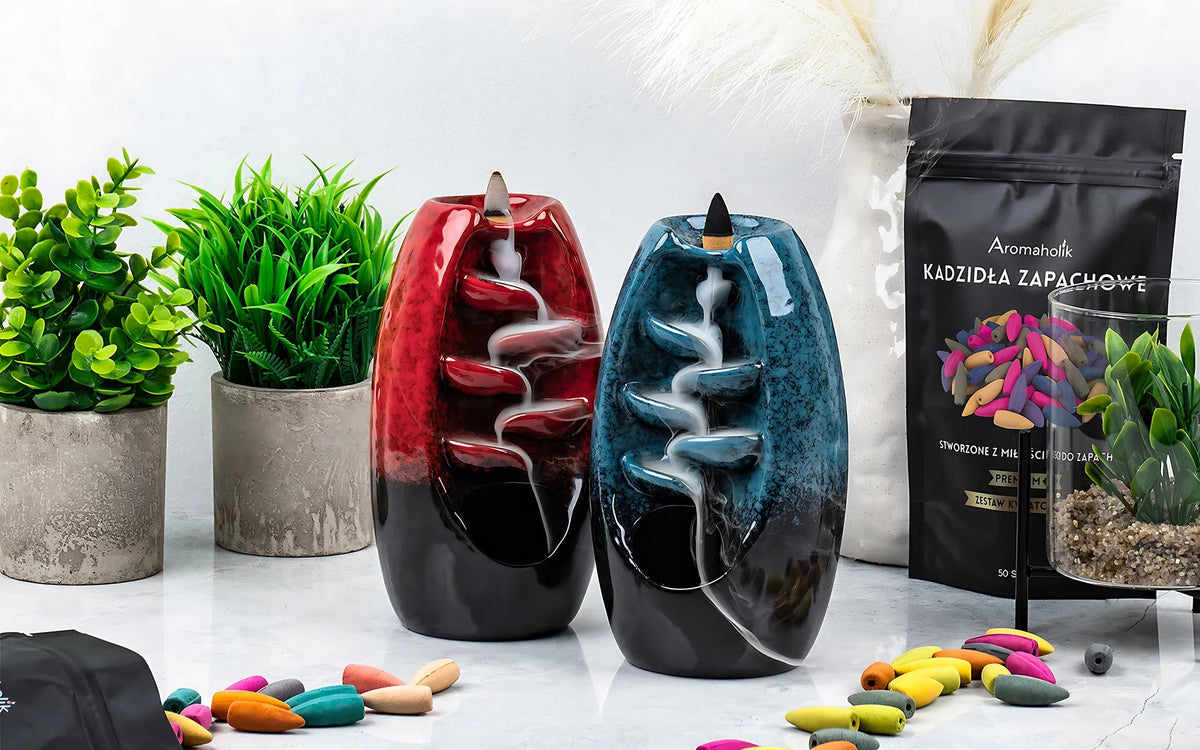 Aromaholik kvapų degiklis krioklys smilkalams XL + dovanos