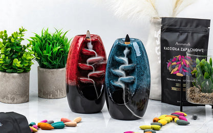 Aromaholik kvapų degiklis krioklys smilkalams XL + dovanos