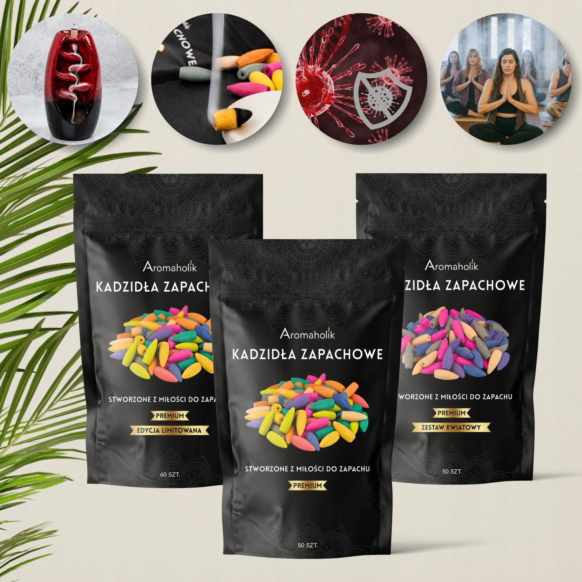 Aromaholik kvapų degiklis krioklys smilkalams XL + dovanos