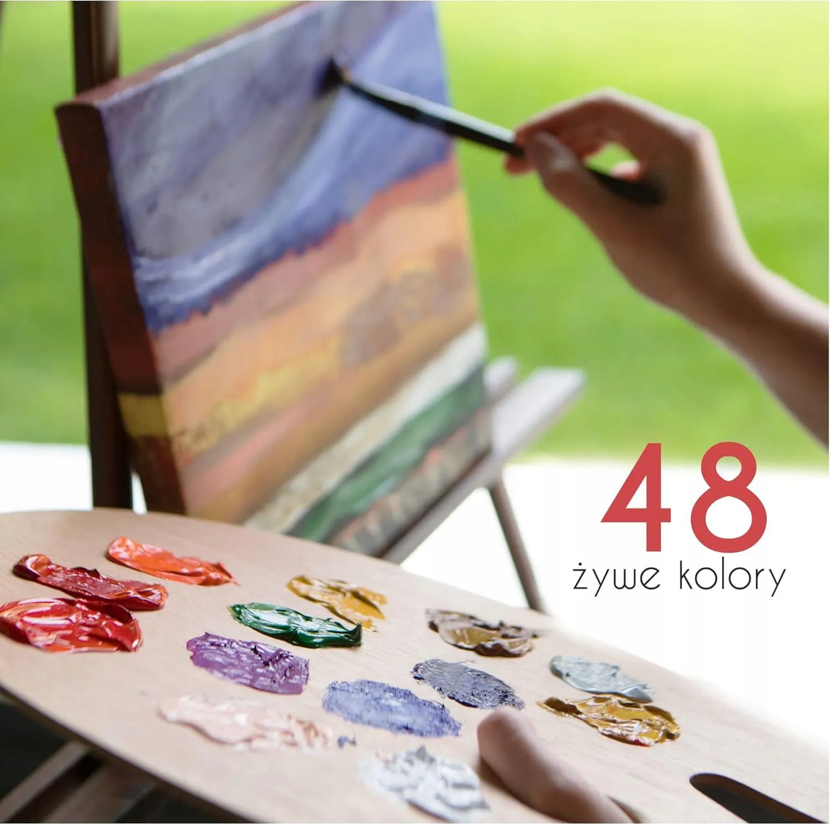 „Artmaker“ aliejinių dažų rinkinys, 48 tūbelės tapybai, 12 ml