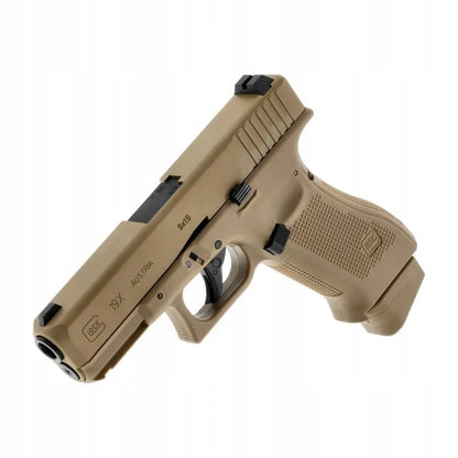 ASG pistoletas Glock 19X Blow-Back CO2 Umarex 2.6435 Coyote licencijuota replika