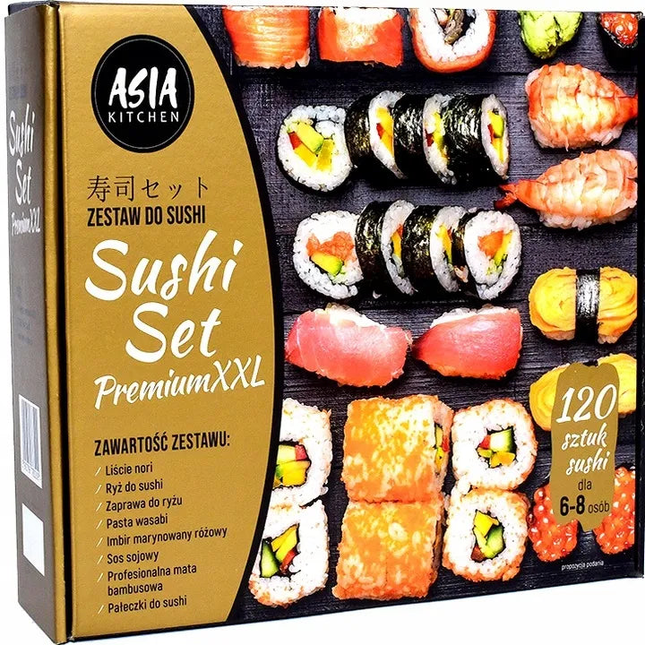 Asia Kitchen Premium suši rinkinys XXL 6–8 asmenims – puiki dovana