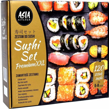 Asia Kitchen Premium suši rinkinys XXL 6–8 asmenims – puiki dovana