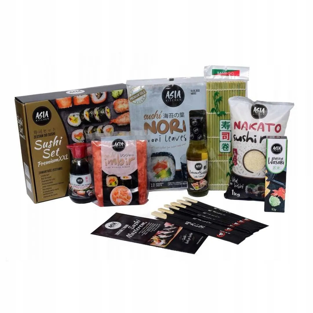 Asia Kitchen Premium suši rinkinys XXL 6–8 asmenims – puiki dovana
