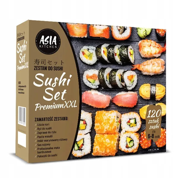 Asia Kitchen Premium suši rinkinys XXL 6–8 asmenims – puiki dovana