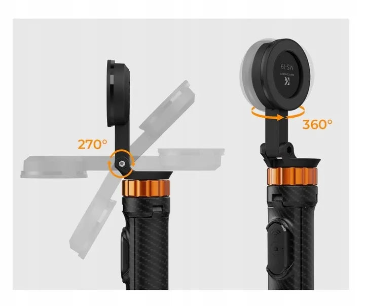 Asmenukių lazda su trikoju stovu 162cm MagSafe Bluetooth nuotolinio valdymo pulteliu Iphone