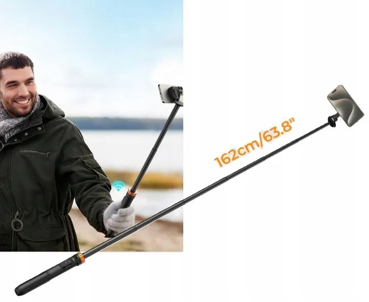 Asmenukių lazda su trikoju stovu 162cm MagSafe Bluetooth nuotolinio valdymo pulteliu Iphone
