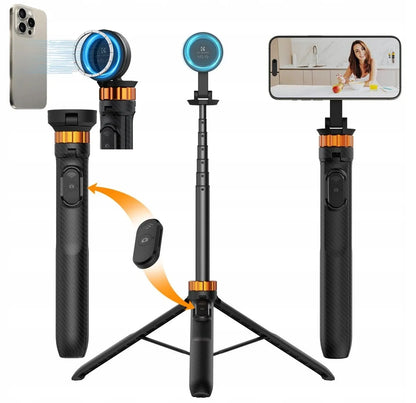 Asmenukių lazda su trikoju stovu 162cm MagSafe Bluetooth nuotolinio valdymo pulteliu Iphone