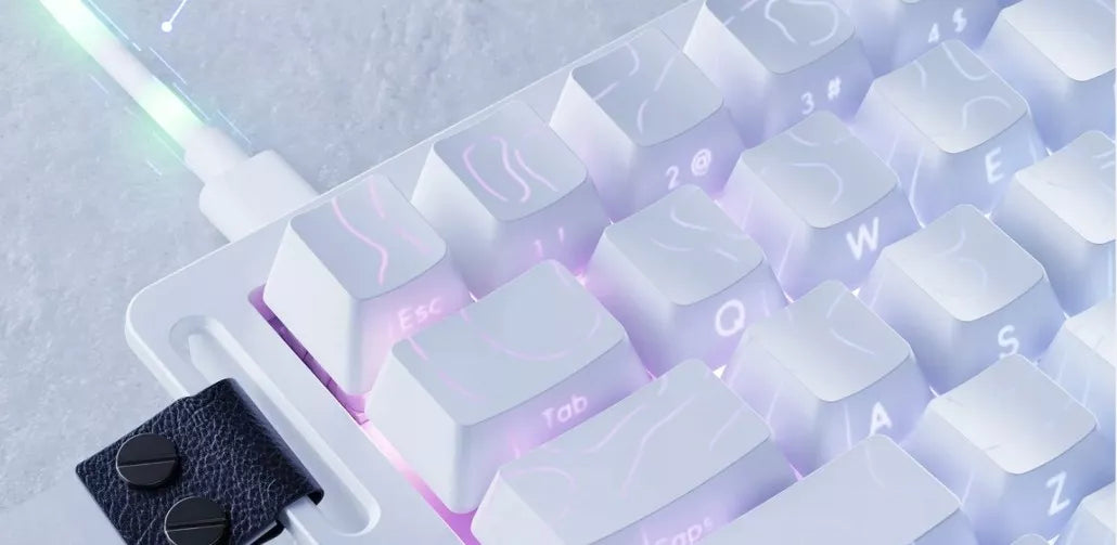 Attack Shark 70% magnetinė žaidimų klaviatūra – RGB Magnetic Switch + juosta