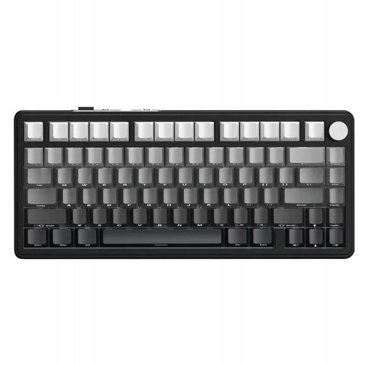 Attack Shark X85 mechaninė klaviatūra 75% RGB/tri-mode/White jade switch