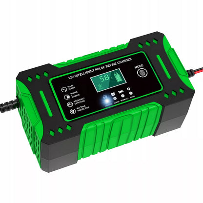 Automatinis automobilinis akumuliatorių įkroviklis su atstatymo funkcija 12V 24V