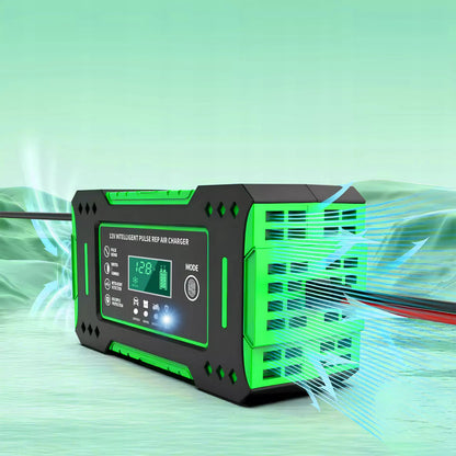 Automatinis automobilinis akumuliatorių įkroviklis su atstatymo funkcija 12V 24V