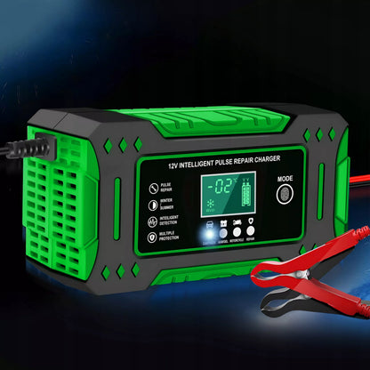 Automatinis automobilinis akumuliatorių įkroviklis su atstatymo funkcija 12V 24V