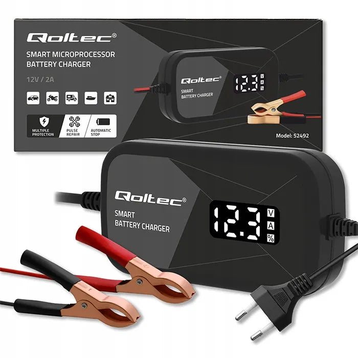 AUTOMATINIS AUTOMOBILINIS ĮKROVIKLIS SU REGENERACIJOS FUNKCIJA 12V AGM GEL