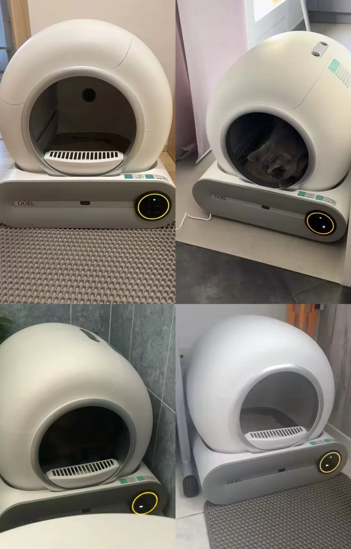 Automatinis kraiko dėklas DOEL T25 Smart Wi-Fi, valdomas programėle, 65 l, bekvapis, saugus