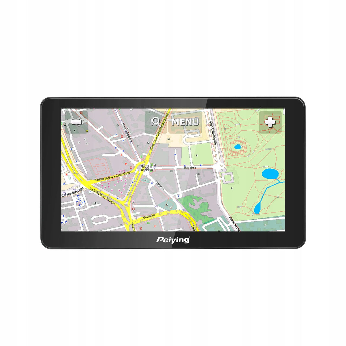 Automobilinė GPS navigacija „Peiying Alien PY-GPS7014“, 7″, su Europos žemėlapiu