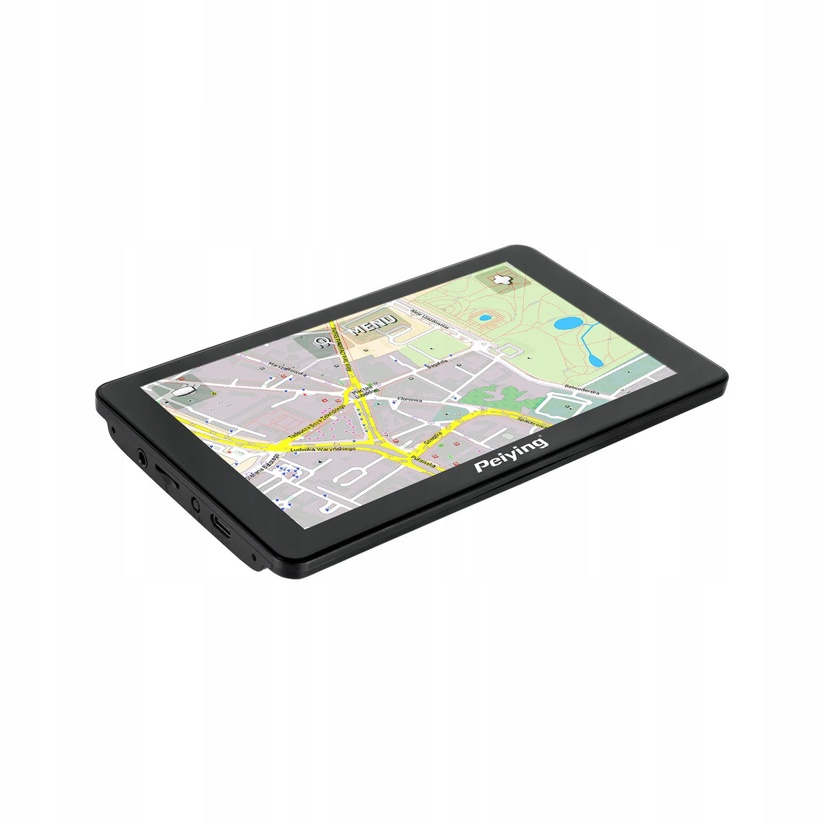 Automobilinė GPS navigacija „Peiying Alien PY-GPS7014“, 7″, su Europos žemėlapiu