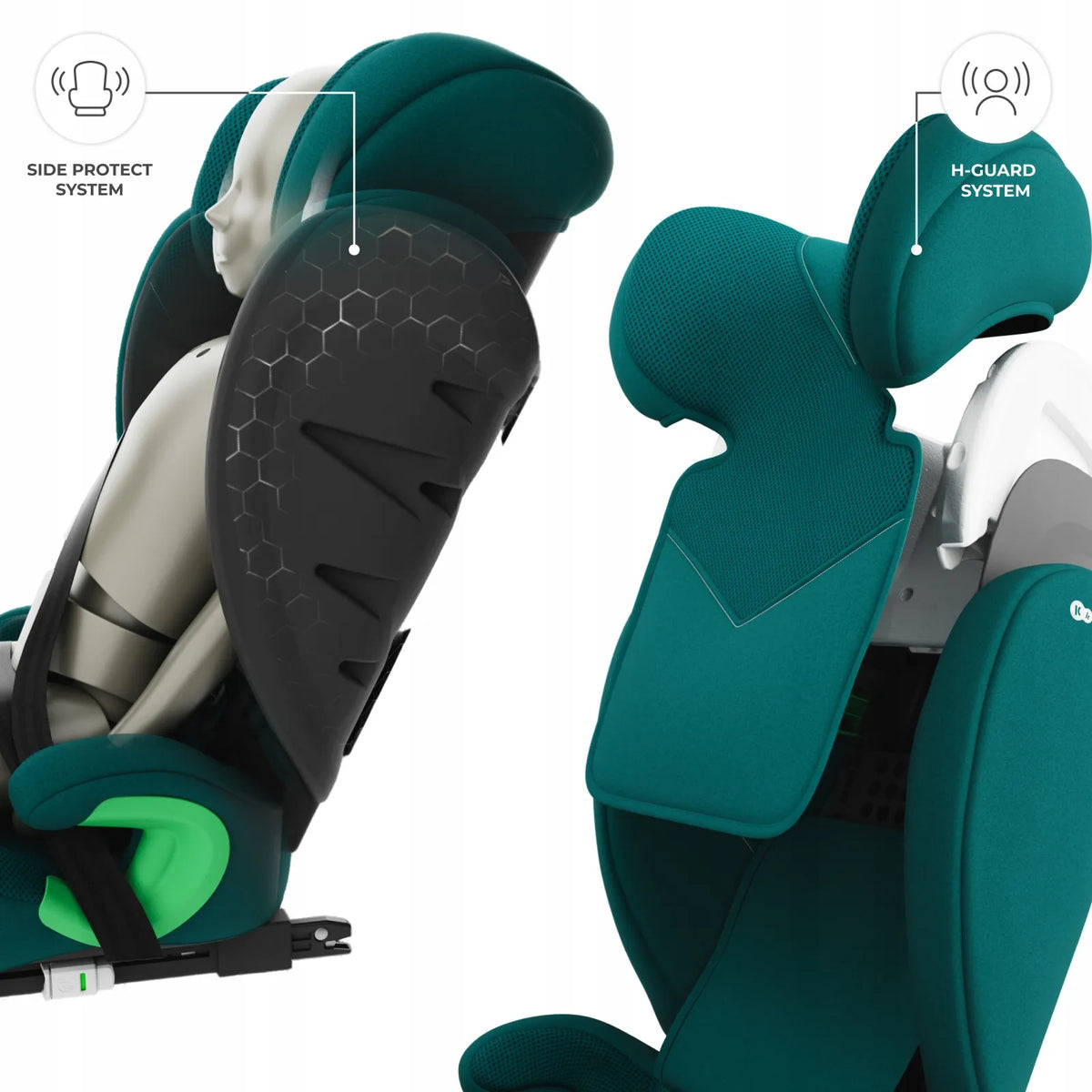 Automobilinė kėdutė 100-150 cm 15-36 kg i-Size ISOFIX Kinderkraft JUNIOR FIX