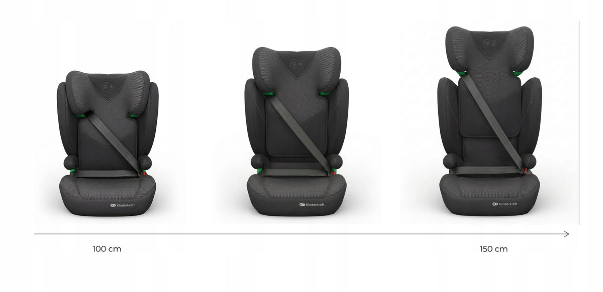 Automobilinė kėdutė 100-150cm 15-36kg i-Size ISOFIX Kinderkraft JUNIOR FIX