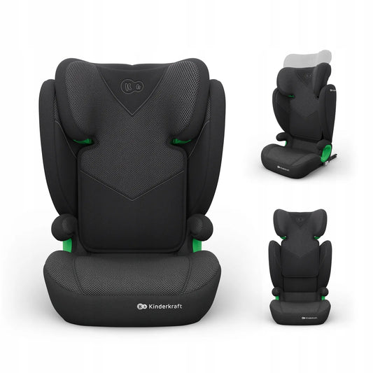 Automobilinė kėdutė 100-150cm 15-36kg i-Size ISOFIX Kinderkraft JUNIOR FIX